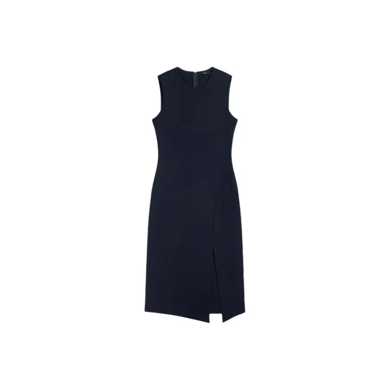 THEORY Sleeveless Dress Women's Dark Blue-0