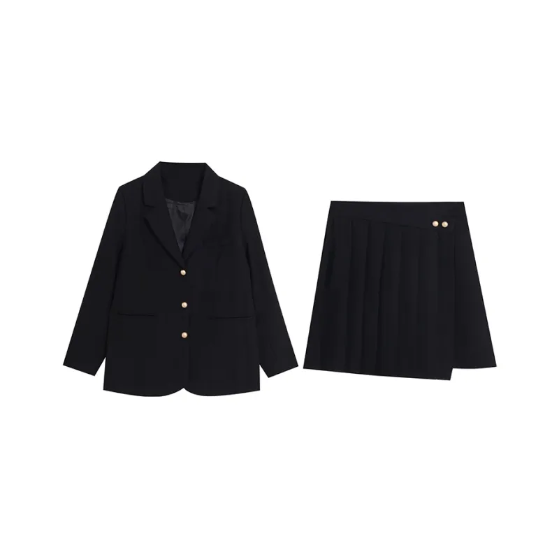 HAPG Two Piece Skirt Sets Women's-0