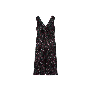 Bebe SS24 Sleeveless Dress Women's Heather Black