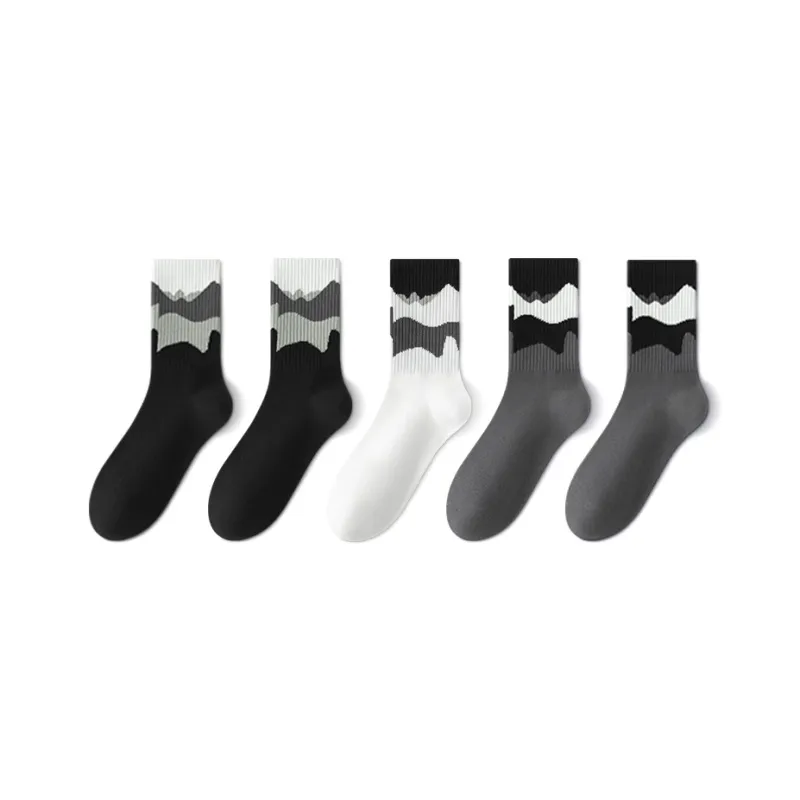 LUOLIAN Mid Calf Socks Women's 5 Pack-5