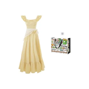 BVODE Slip Dresses Women's Yellow