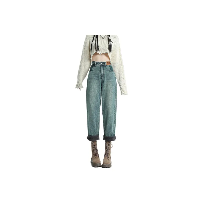 Weixi Jeans Women's Vintage Green-0
