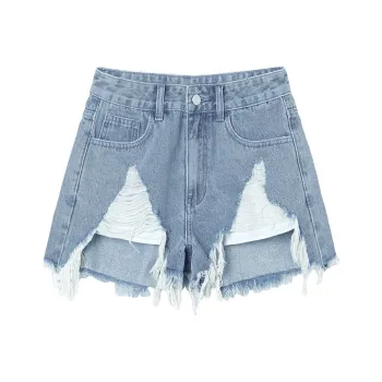 MEETLADY Denim Shorts Women's