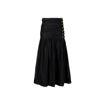 Sandro Casual Long Skirts Women's Black