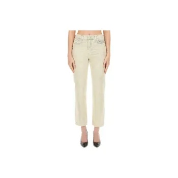MOSCHINO Jeans Twill Cropped