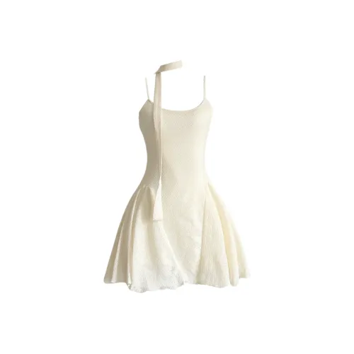 Udon House Slip Dress Women's White