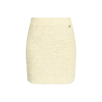 Blumarine Textured Mini Skirt