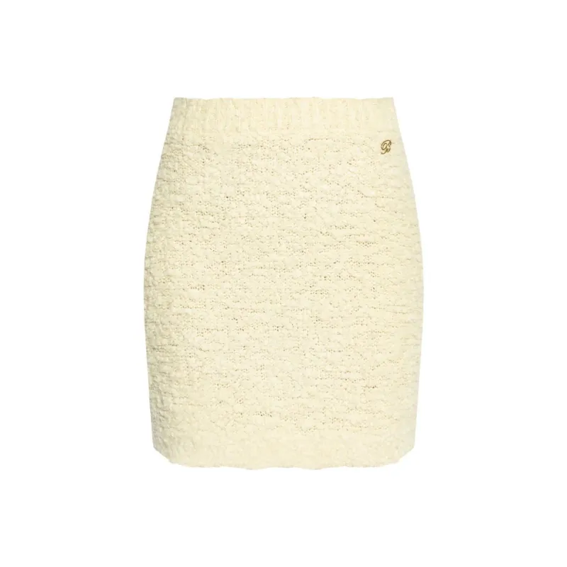 Blumarine Textured Mini Skirt-0