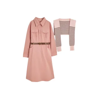 Love To Serve Skirt Set Women's Pink