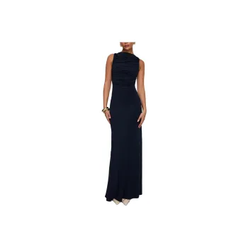 PRINCESS POLLY UNDENIABLE CUT OUT MAXI DRESS Sleeveless Dress Women's NAVY/Marine Blue