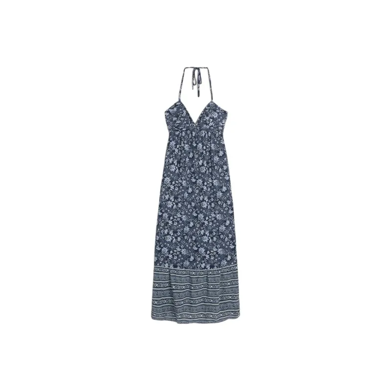 Hollister Sleeveless Dress Women's Marine Blue-0
