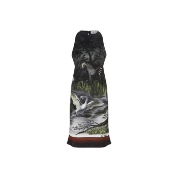 The Attico Smoke Night print Mini Dress