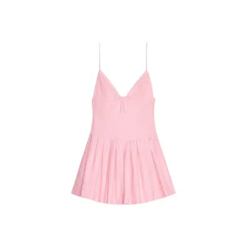 ZARA Slip Dress Women's Pink/White