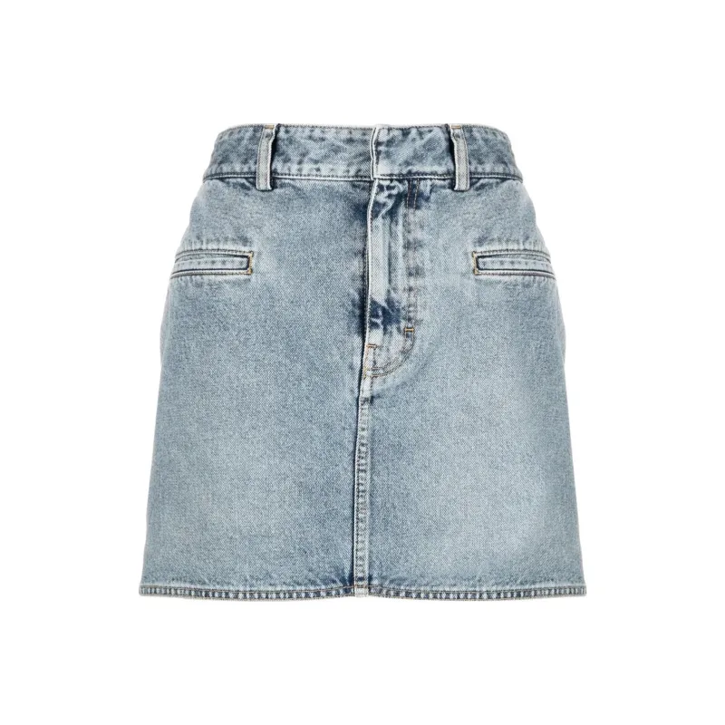 Petar Petrov Denim Short Skirts Women's Blue-0