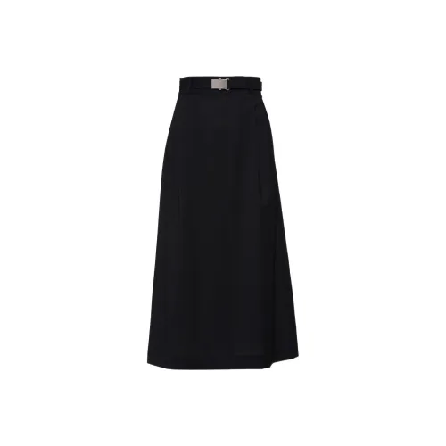 MIU MIU SS22 Casual Long Skirts Women's Blue