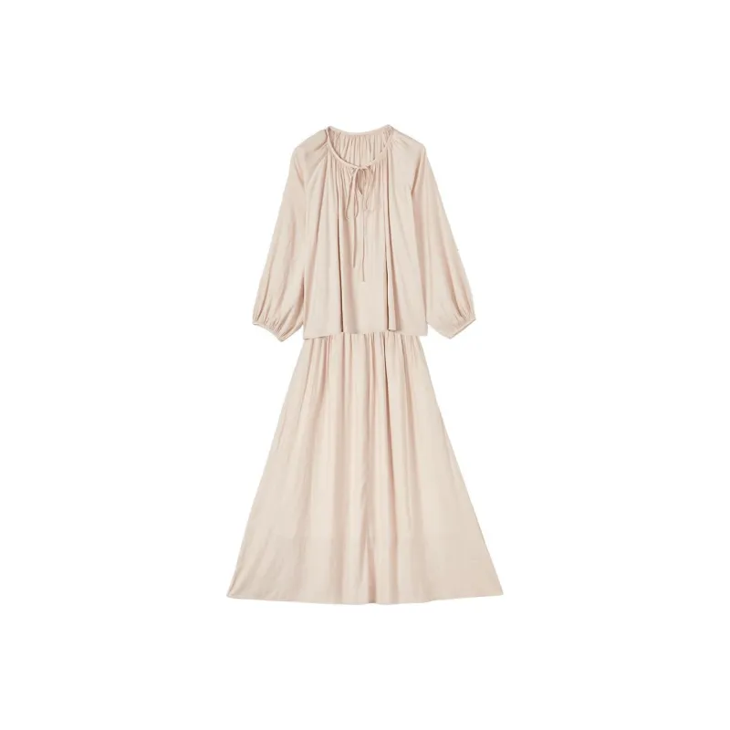 Dme Two Piece Skirt Sets Women's Ecru-0