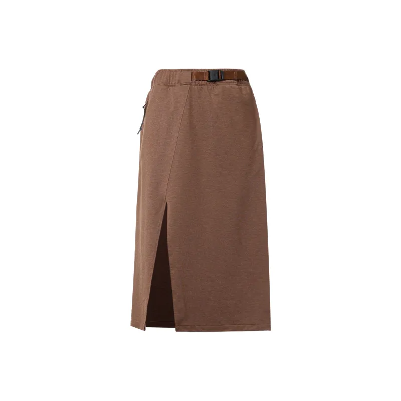 Nike Women'ss High-Waisted Skirt Brown-0