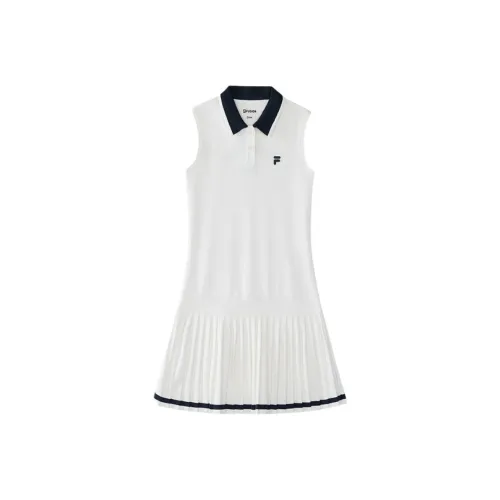 FILA FUSION FUSION LIFEFOB Collection Sleeveless Dress Women's Standard White