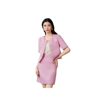 BBLLUUEE Skirt Set Women's Rose Pink