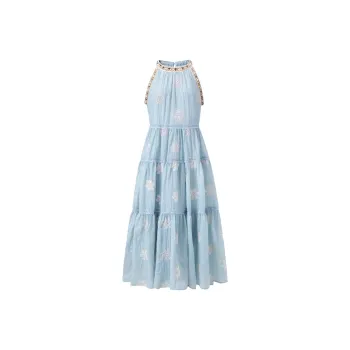 ACAINES Sleeveless Dress Women's Blue