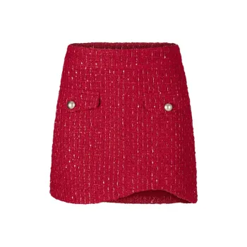 HERLIAN Casual Short Skirts Women's Red