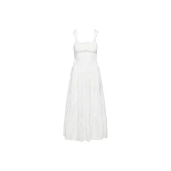 ARITZIA Sunday Best Strudel Poplin Maxi Dress Slip Dresses Women's White/White
