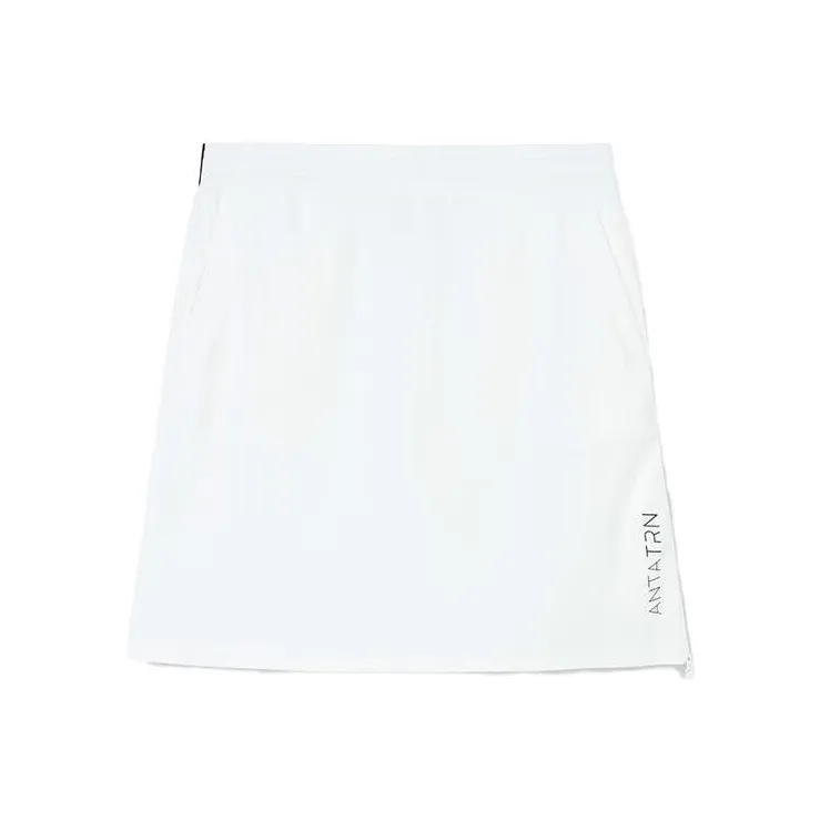 ANTA Variety Training Collection Casual Short Skirts Women's Elegant White-0