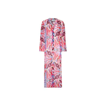 PHILIPP PLEIN Kaleidoscopic print Silk Kaftan
