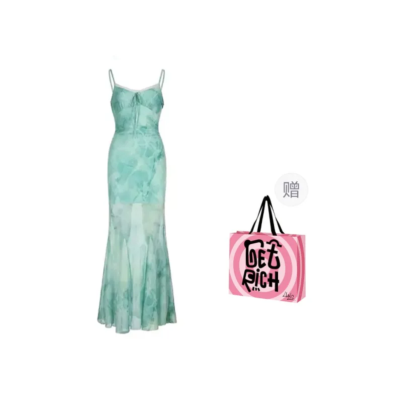 LWLG Slip Dress Women's Light Green-8