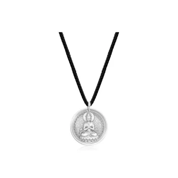 YUOFFICIAL 999 Fine Silver Sterling Silver Necklaces Unisex