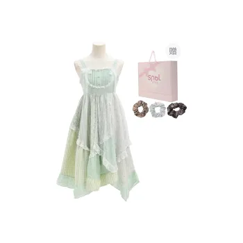 SNBL Slip Dresses Women's Green