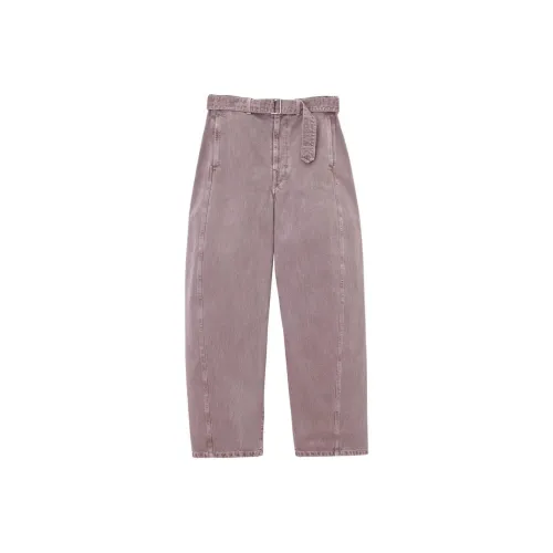 Lemaire Twisted Belted Pants 'Snow Mauve'