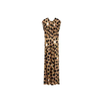 MaxMara Juglas Polka-Dot Dress