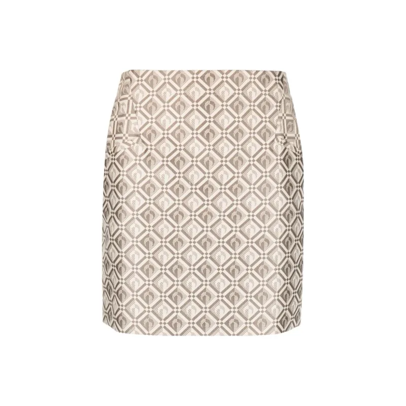 Marine Serre Moon Diamant Jacquard Miniskirt-0