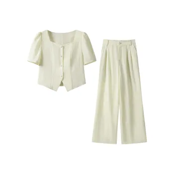 ROBINHOOD Casual Suit Women's Yellow