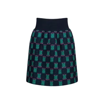 MS MIN Casual Short Skirts Women's Jacquard