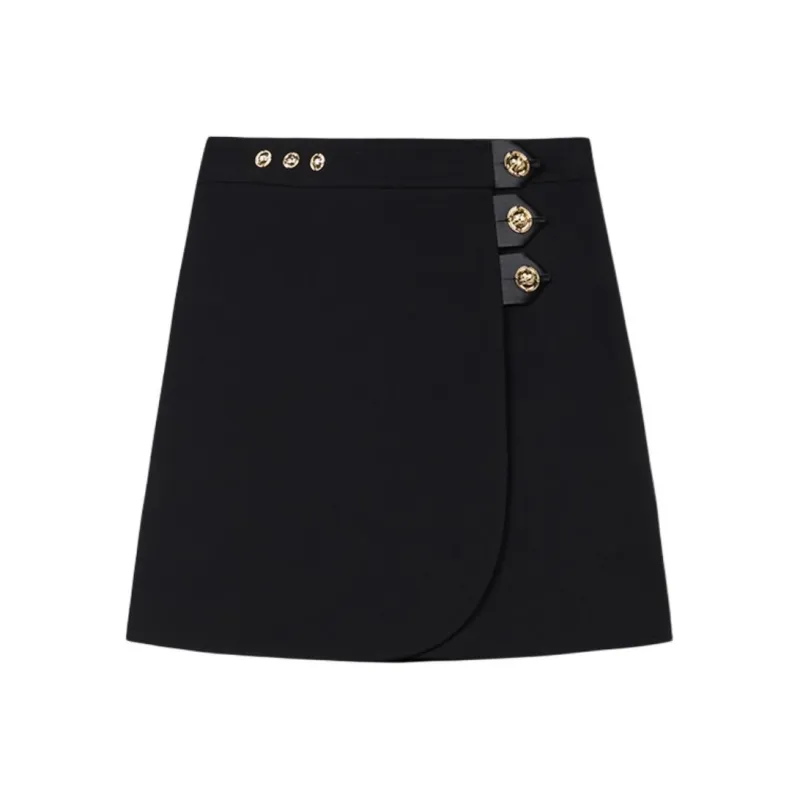 KARL LAGERFELD Casual Short Skirts Women's Black-0