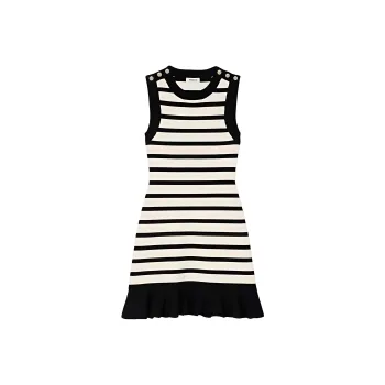 Sandro Striped Mini Dress