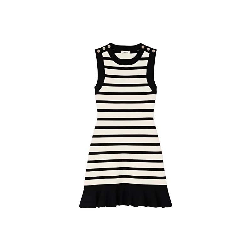 Sandro Striped Mini Dress-0