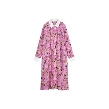 UOOYAA Long Sleeved Dresses Women's Print