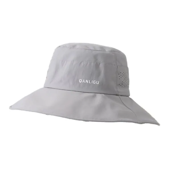 Fishing For Bears Polyester Bucket Hats Unisex-8