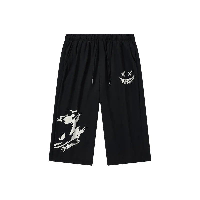 Small Columns Under The Sea Shorts Unisex-0