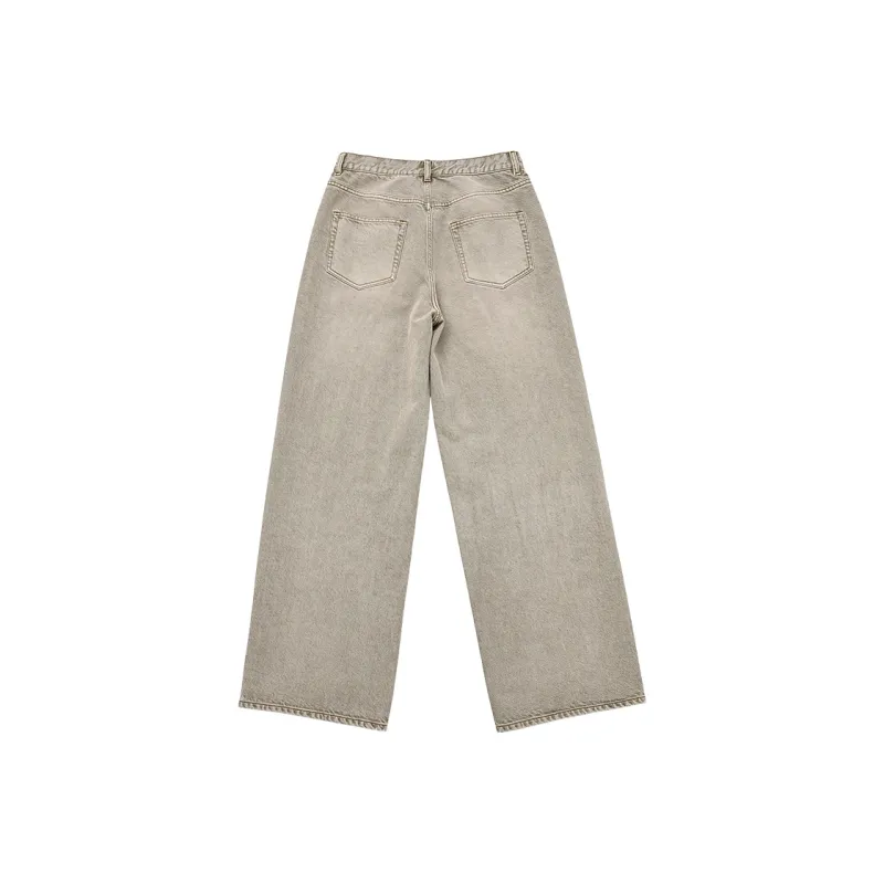 SINBOS Jeans Men Washed Light White-1