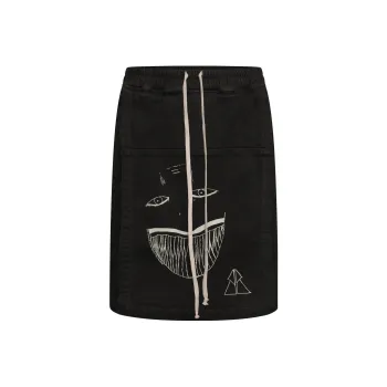 Rick Owens DRKSHDW Casual Long Skirts Women's Black