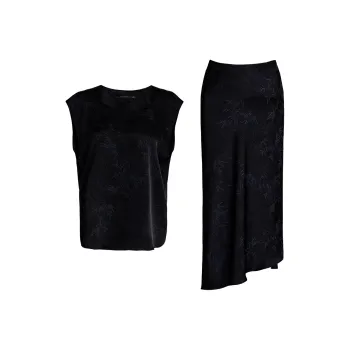 ROEYSHOUSE Two Piece Skirt Sets Women's