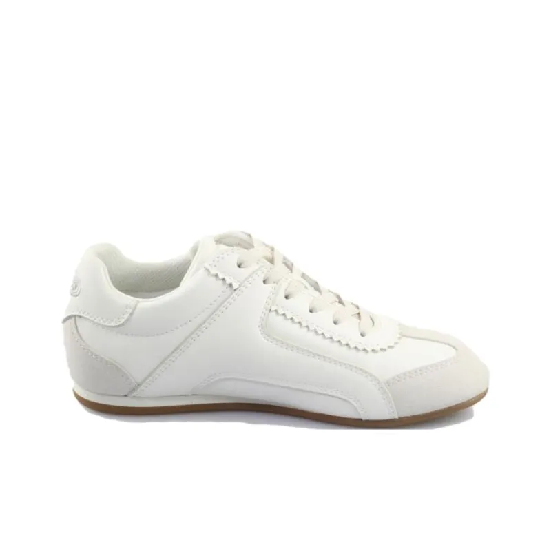 Buffalo Low Top Casual Shoes Unisex White-1