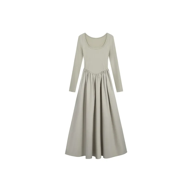 HUINIAN Long Sleeved Dress Women's-0