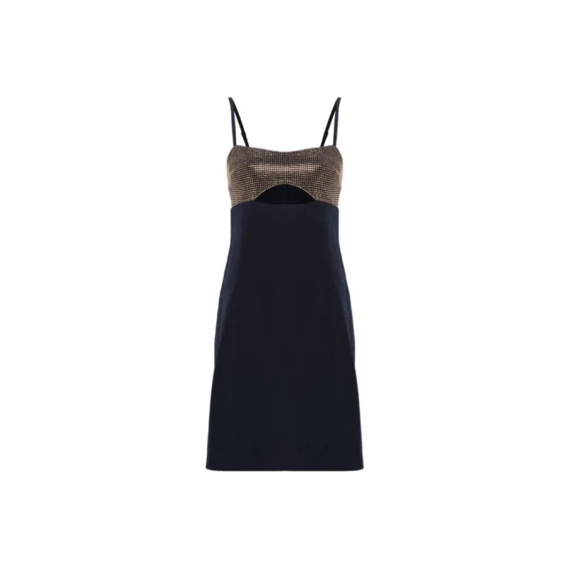 MICHAEL KORS Slip Dresses Women's Blue-0