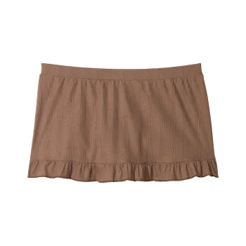Victoria's Secret PINK BY FRANKIES BIKINIS EMILIA POINTELLE SKIRT /CP Casual Short Skirts Women's Chocolate