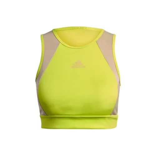 Pink Sleeveless Sports Shirts Women's Neon Yellow